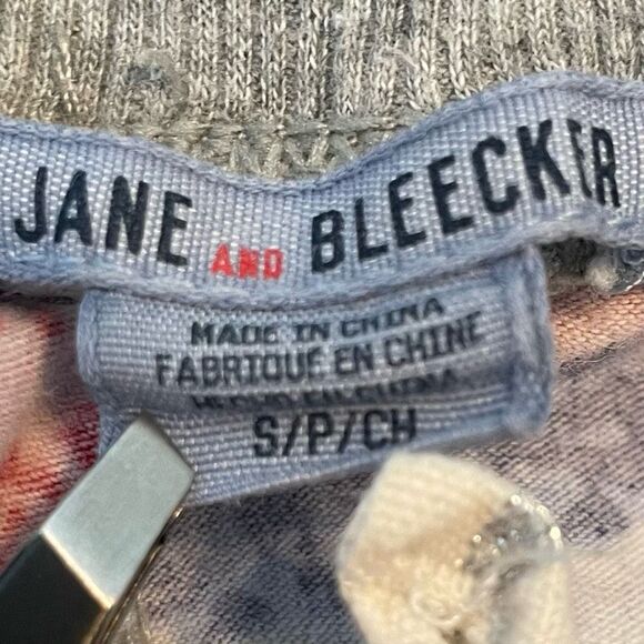 Jane and Bleecker Flannel Pajama Pants Gray Blue Fair Isle Print Pull-On S - Picture 4 of 4